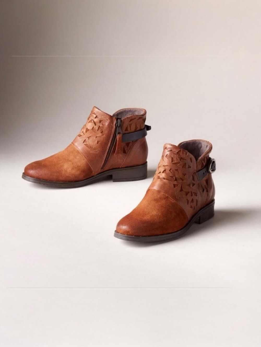 Miz Mooz NYC Erie brown Suede Leather Boots Women's size 6 NIB